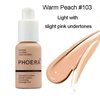 Image 4: Phoera Foundation Makeup Full Coverage Liquid Base Brighten Long Lasting Shade