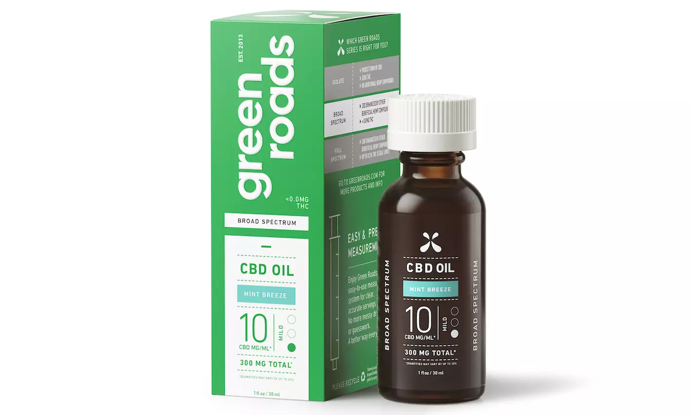 Broad-Spectrum CBD Oil from Green Roads (300mg) - Image 3