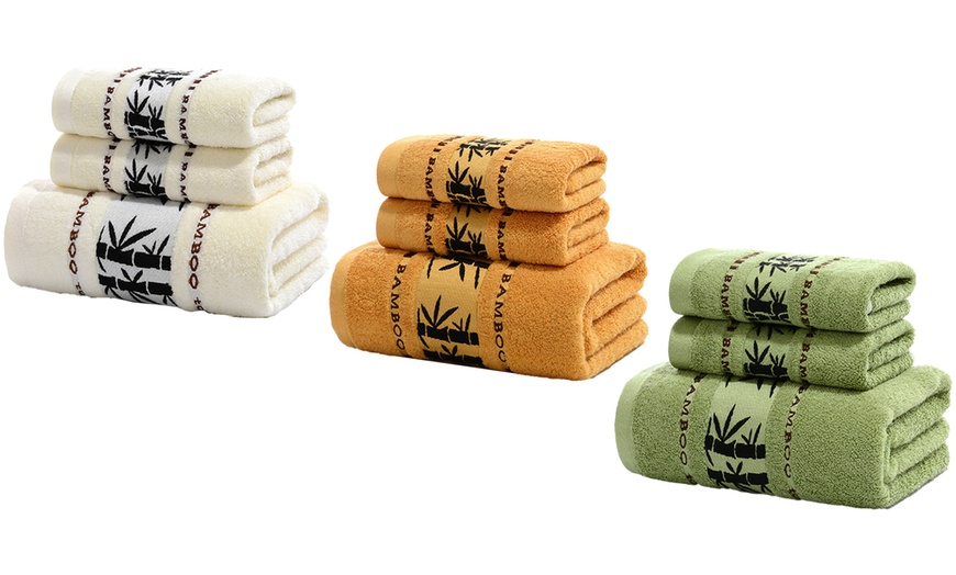 Image 1: Bamboo Towel Set