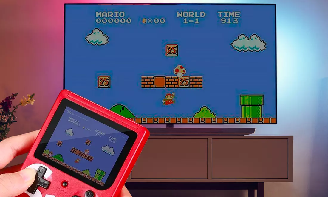 Console portative Sup Game Box, 400 jeux et écran LCD