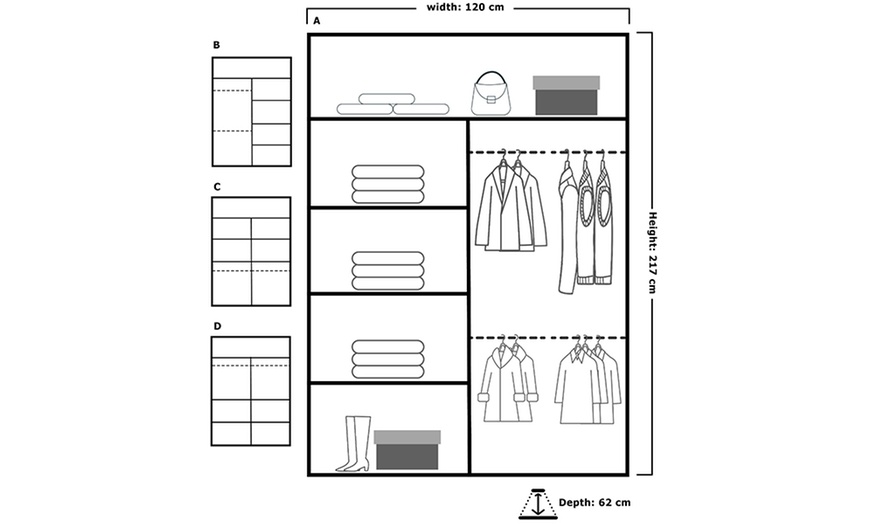 Image 11: Sliding Wardrobes 4u Nicole Sliding Wardrobe 