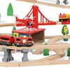 Image 5: AIYAPLAY Wooden Train Set, Mine-Themed or with Crane