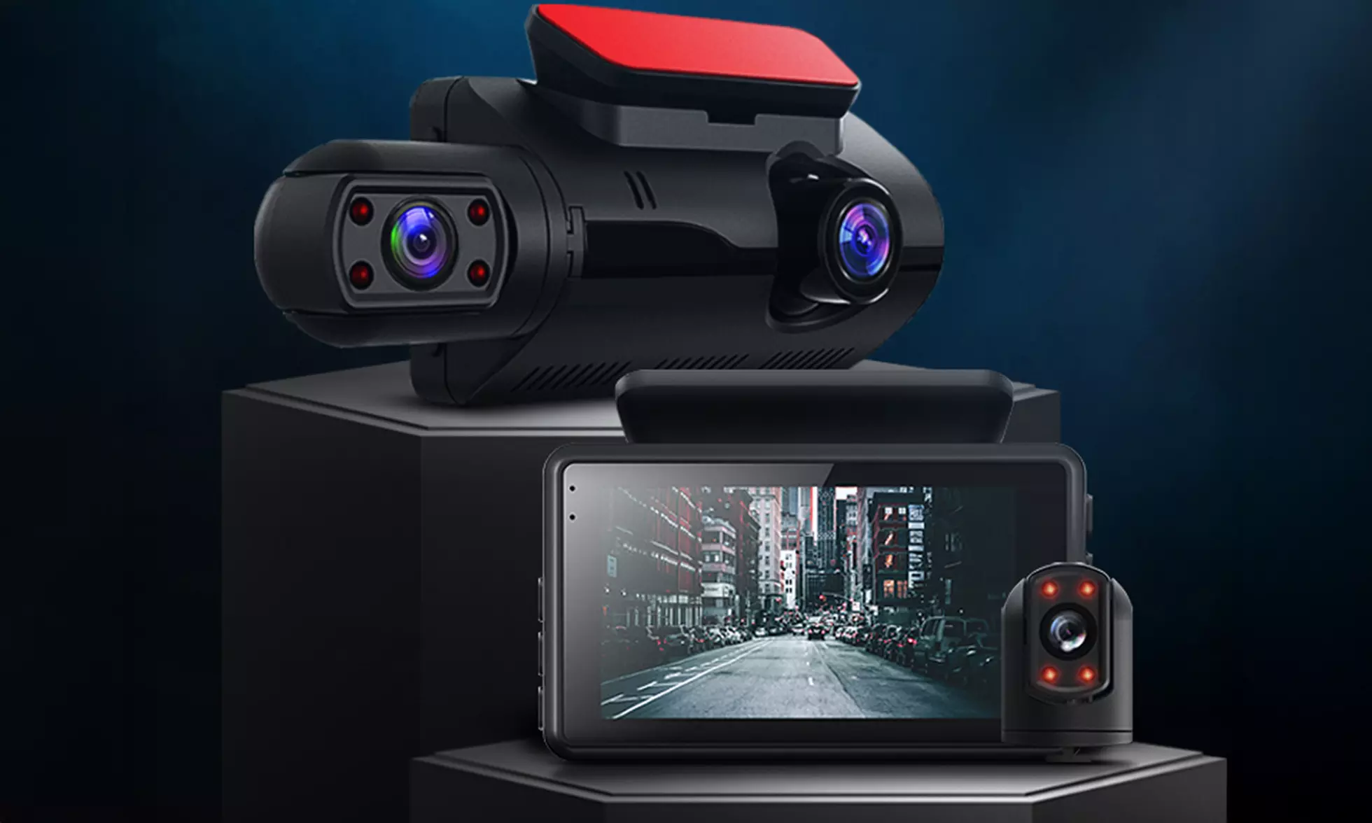 Cámara para coche delantera y trasera 360º