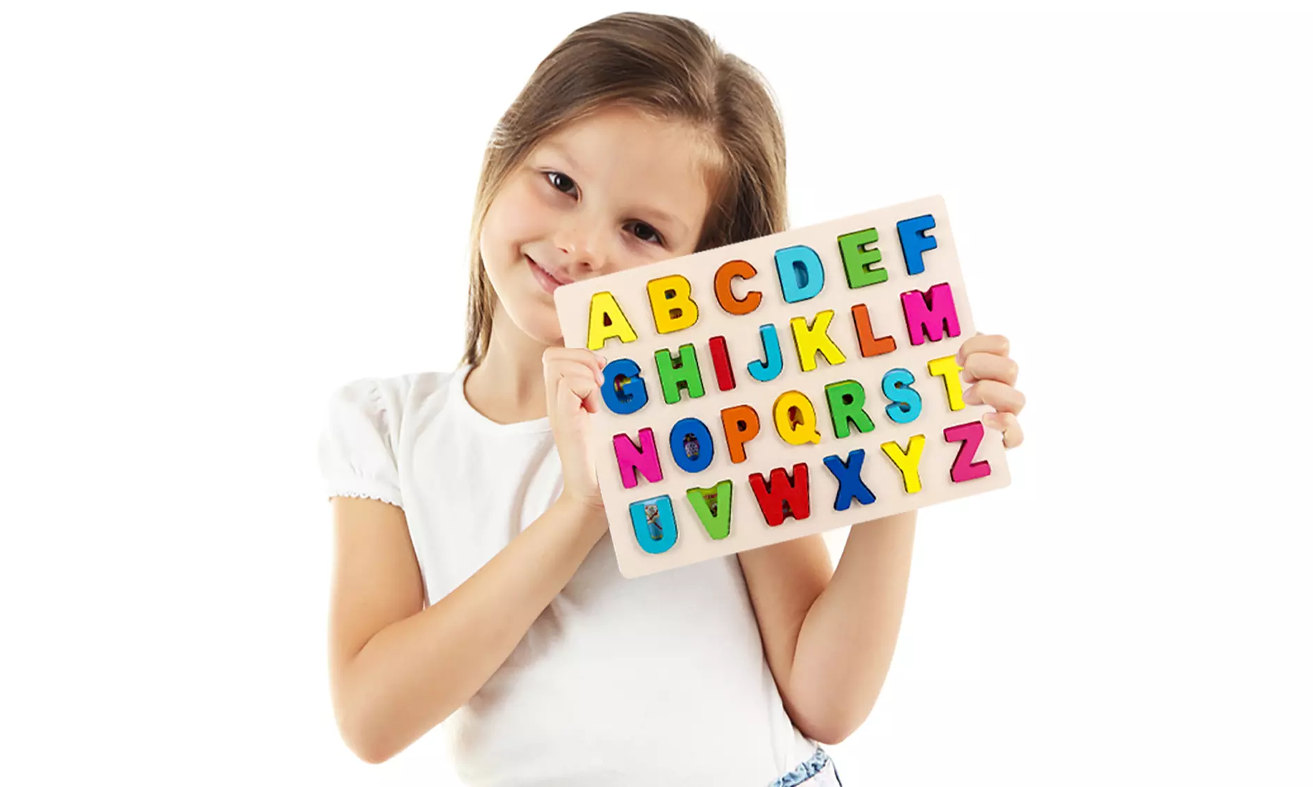 Milly & Ted Wooden Alphabet Match Puzzle - Primary Image