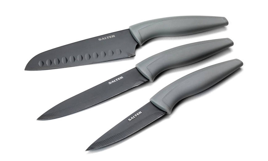 Image 1: Salter Three-Piece Knife Set