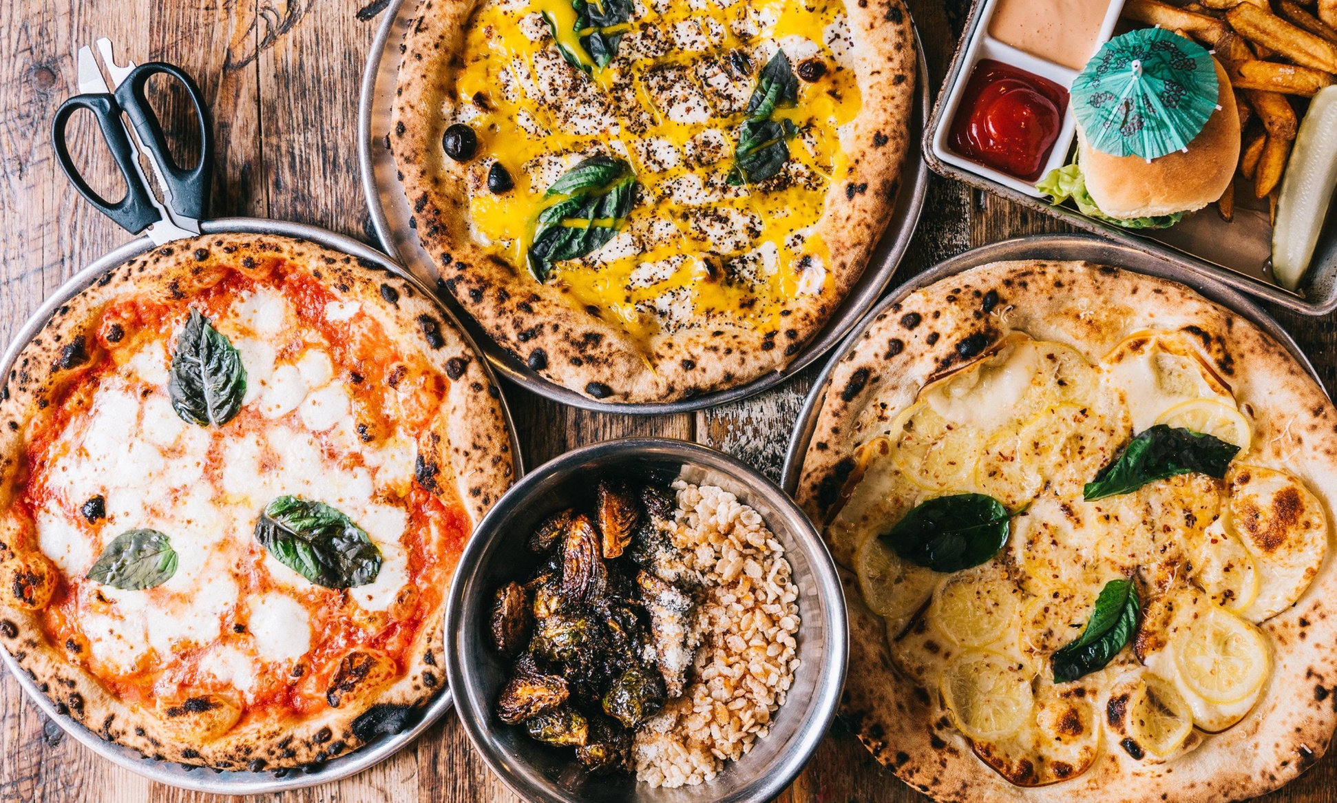 $25, $50, $100, or $200  Spend on Food & Drinks or Built Your L Pizza