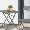 Image 5: Outsunny Rattan-Effect Bistro Set