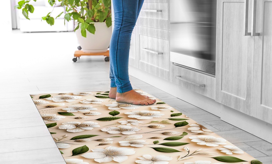 Image 3: Keukenmat met vrolijke print