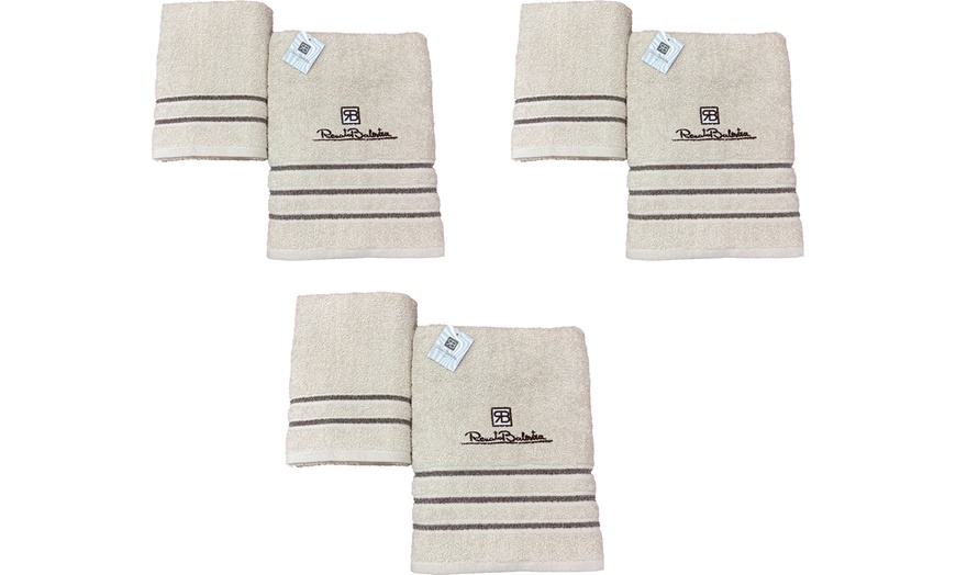 Image 15: 3 ou 5 ensembles de 2 serviettes Renato Balestra