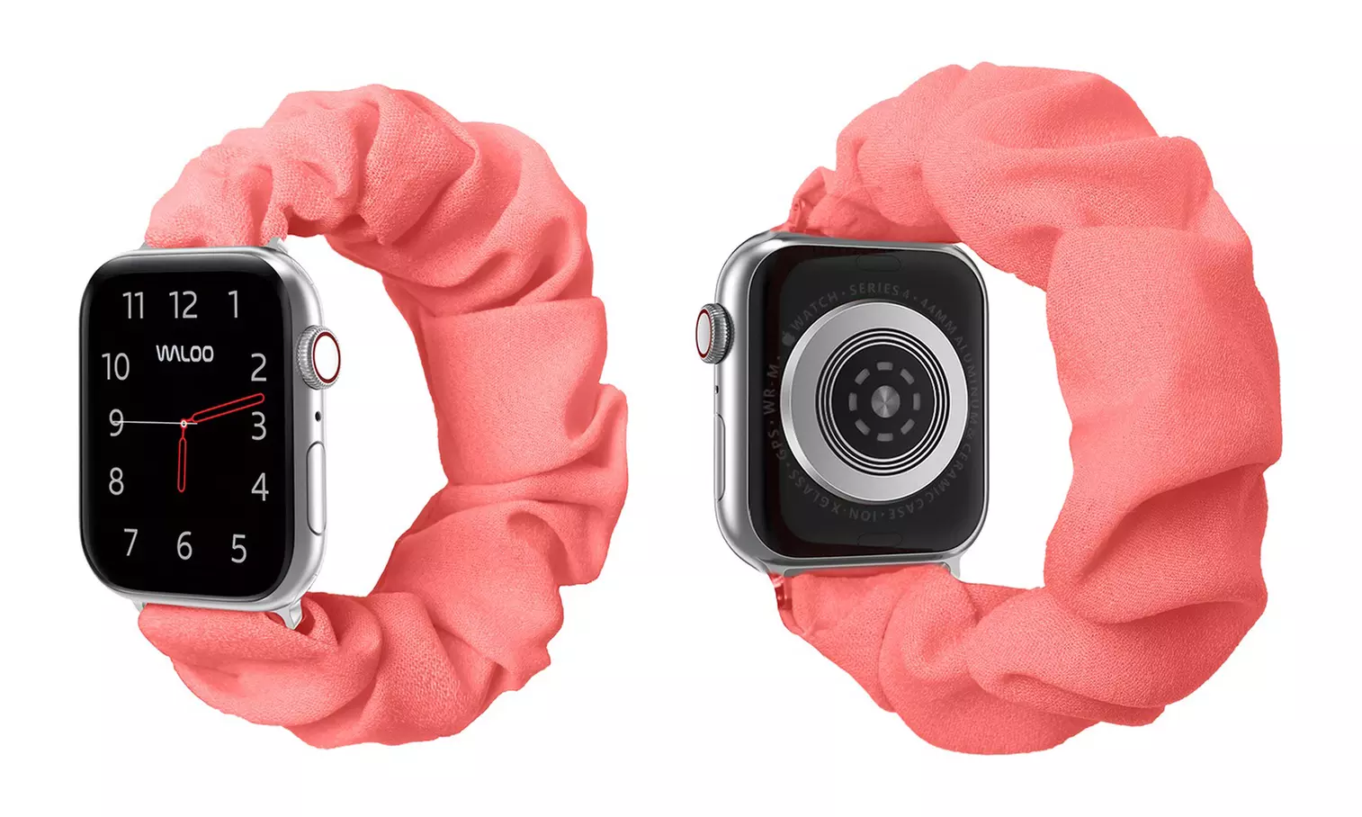 Waloo Elastic Scrunchie Band for All Apple Watch Series