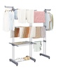 Image 6: Four-Tier Foldable Laundry Dryer Rack Indoor or Garden Rack 