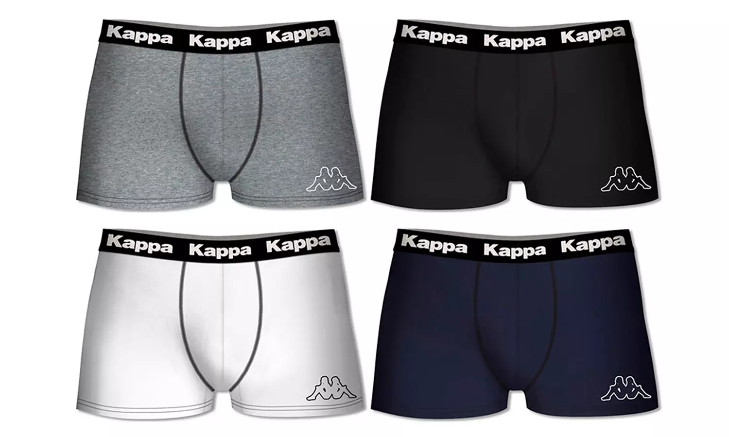 Pack de 3 ou 4 boxers Kappa pour homme - Primary Image