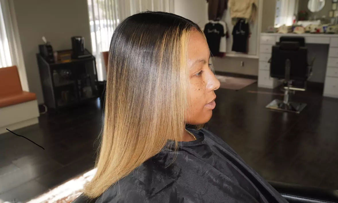 Experience a Hair Transformation at Thee Volauge With Shampoo, Conditioning, Trim, and Silk Press, Up To 30% Off - Second Medium