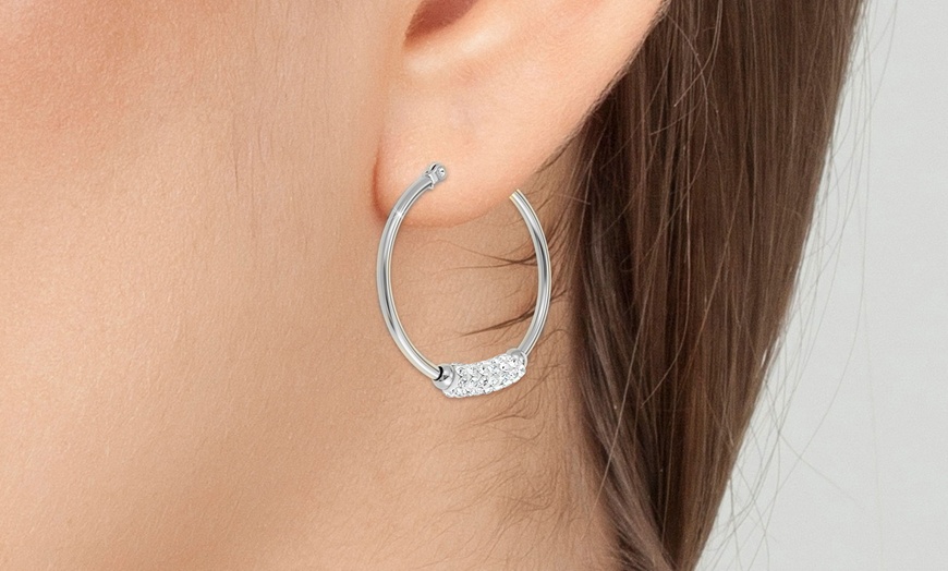 Image 5: Boucles d’oreilles SC Crystal ornées de cristaux Swarovski®