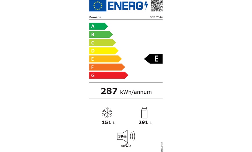 Image 16: Réfrigérateur américain Bomann avec congélateur, 442 L