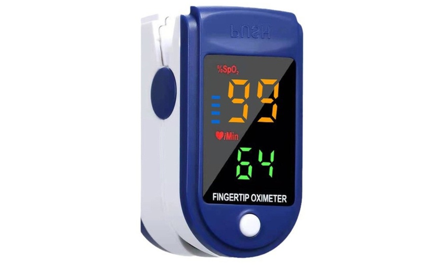 Image 1: Single Fingertip Pulse Oximeter, Accurate SpO2 and Pulse Readings