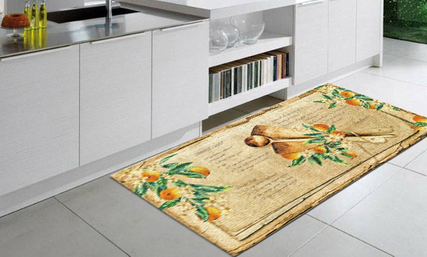 Image 13: Tappeto in stampa digitale e retro antiscivolo