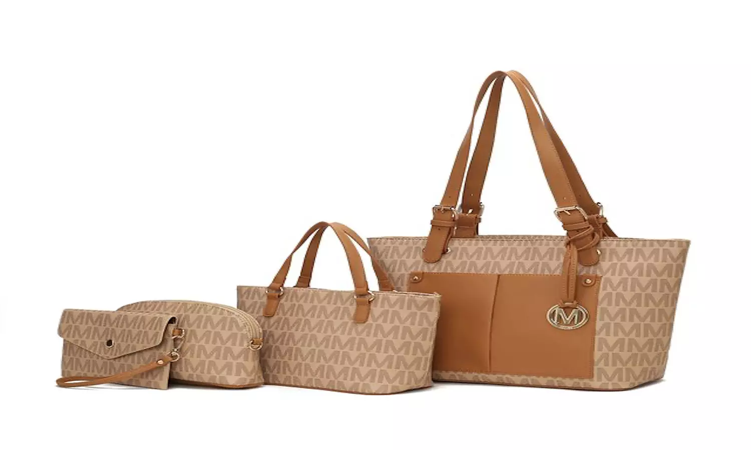 Havenly Vegan Leather Tote Set - Stylish & Functional