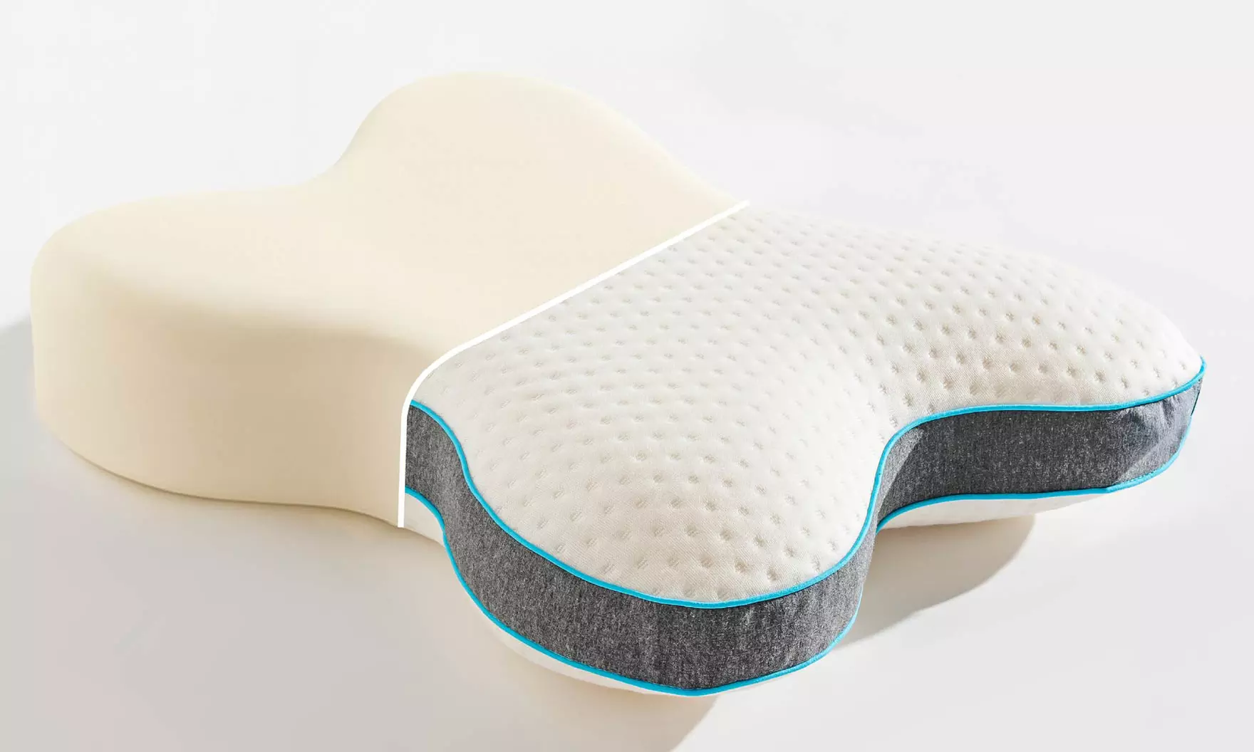 Ergonomisches Memory-Schaum-Kissen in Schmetterlingsform