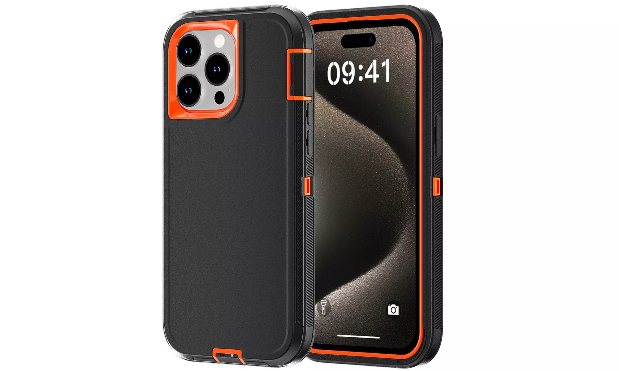 For iPhone 15 Pro Max 6.7 inch Case Heavy Duty Shockproof Rugged Hard Cover