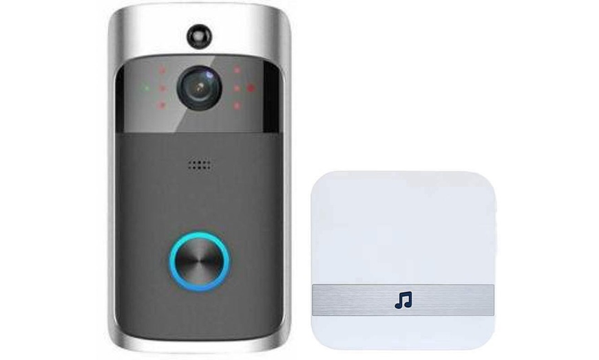 Image 6: Wi-Fi Video Smart Doorbell with Batteries and Optional Chime