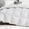 Image 1: Luxury Gold Coloured Piped Edge Winter Goose Feather & Down Duvet