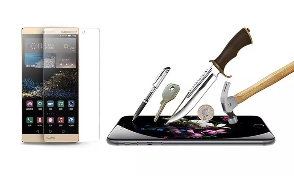 1 ou 2 packs de verre trempé pour Huawei P8/P9/P10 /P9+/P10+/ P8 Lite/ P9 Lite / Mate 9 / Nova, livraison gratuite - Primary Image