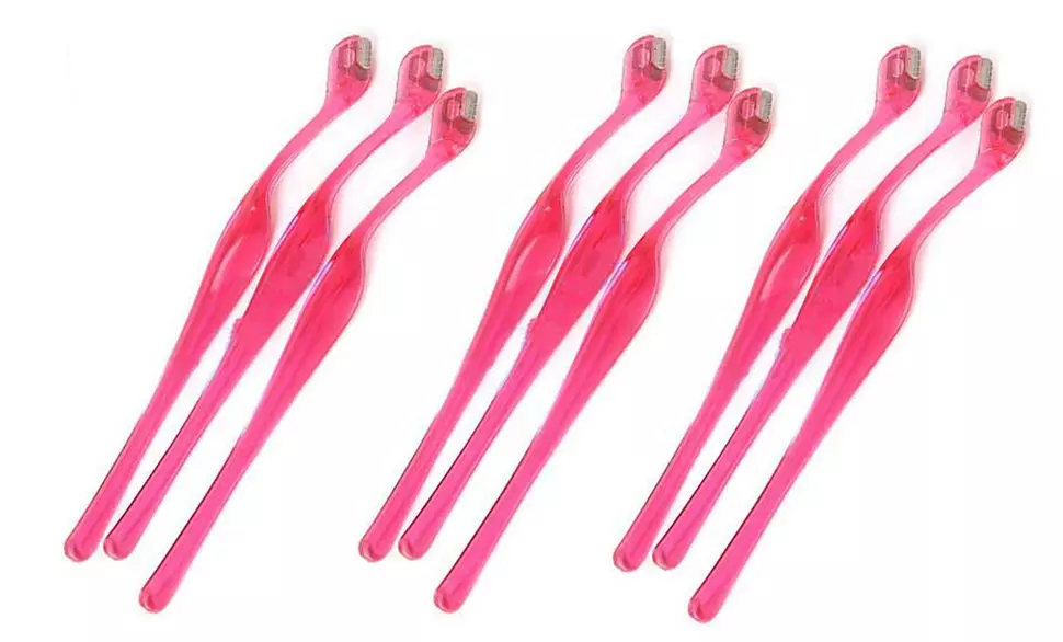 1x, 2x oder 3x 3er-Set praktischer Augenbrauen-Rasierer in Pink - Second Medium