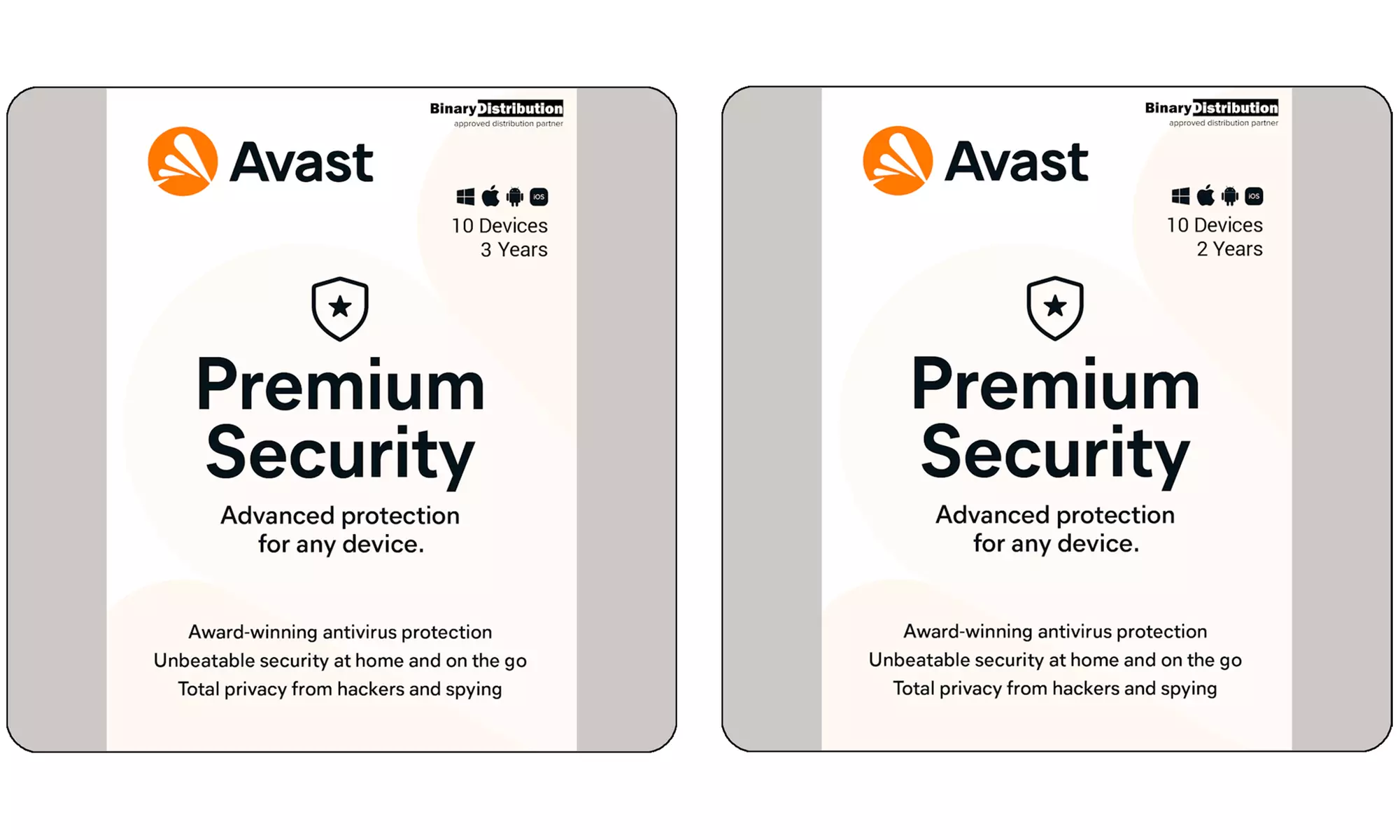 Logiciel Avast Premium Security 2026 sur 10 appareils pour 2 ou 3 ans