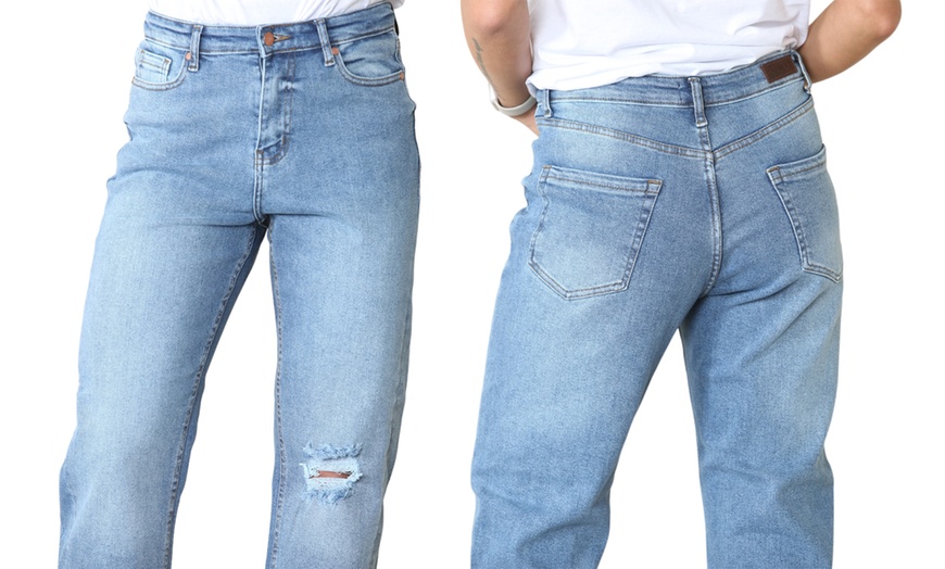 Image 6: Women's Straight Leg Ripped Autograph Jeans