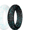 Image 9: 10-Pack Women Silicone Rings Wedding Stackable Durable Rubber Bands