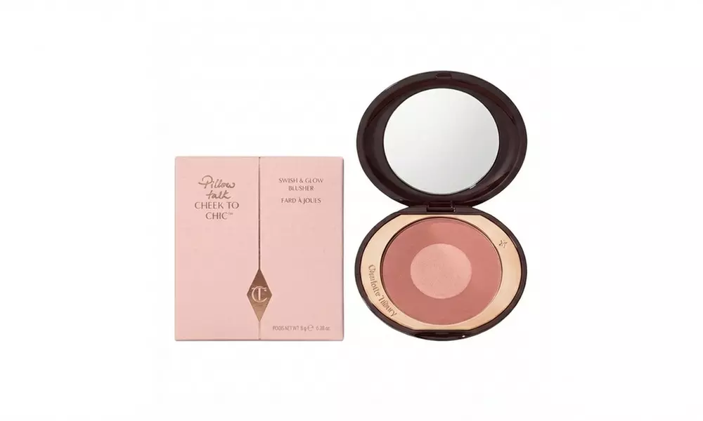 Charlotte Tilbury Pillow Talk Cheek to Chic Swish and Glow Blusher 8g - Primary Image