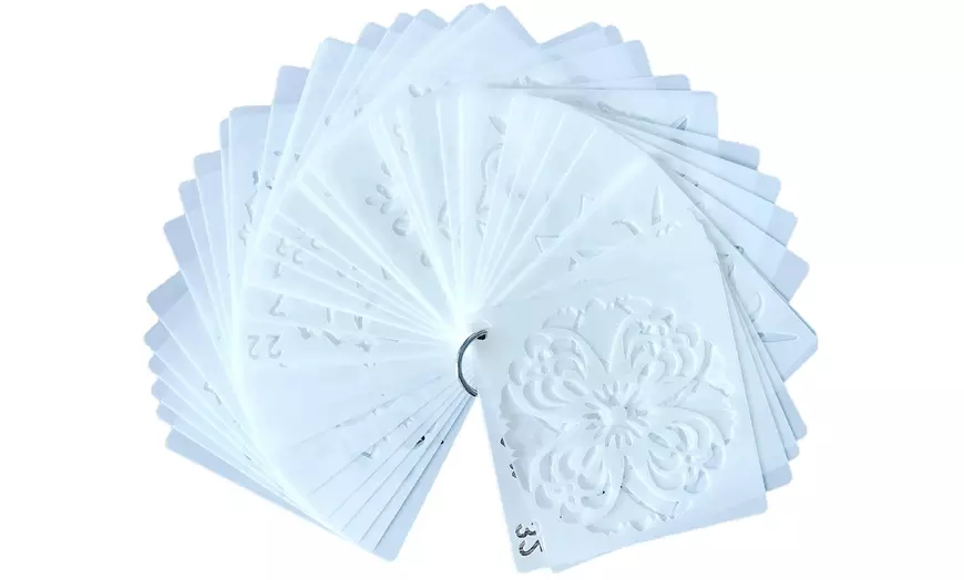 Image 5: 36 Pieces of Mandala Stencils, Unique Designs for Creative Projects