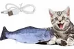 Electric Moving Fish Cat Toy Realistic Flopping Wagging Fish Cat Toy - Second Medium