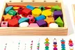 25 Beads Wooden Lacing Toy Set; Educational and Interactive Fun - Second Medium
