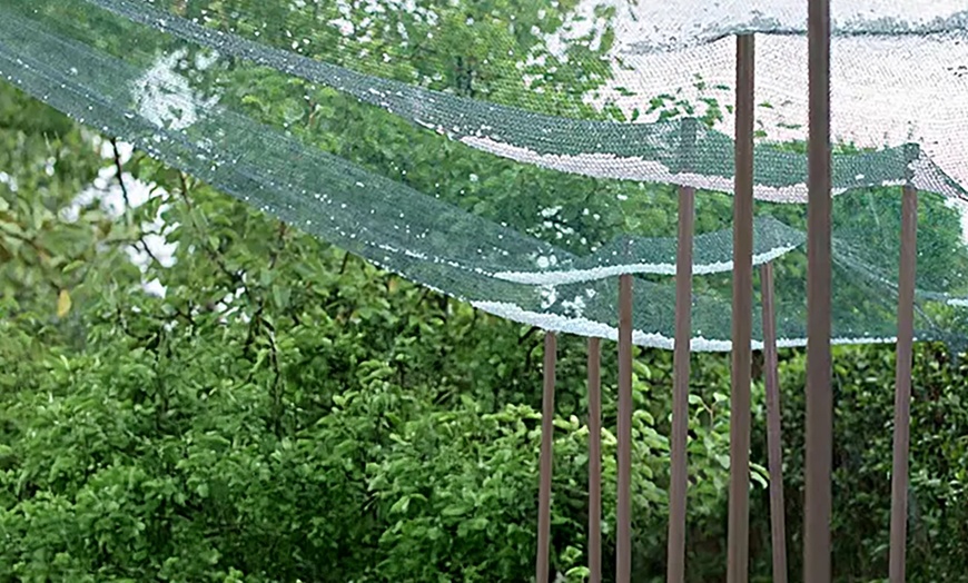 Image 3: Malla antigranizo de doble tela reforzada para proteger cultivos