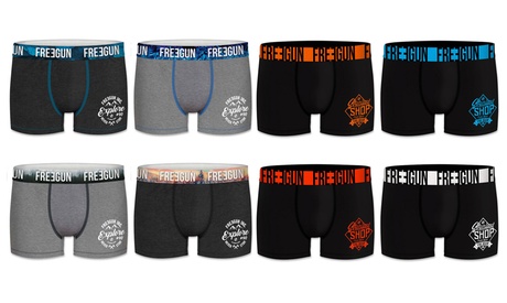 Pack de 4 boxers homme de la marque Freegun