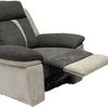 Image 3: Cologne Fabric Manual Recliner Sofa Set 