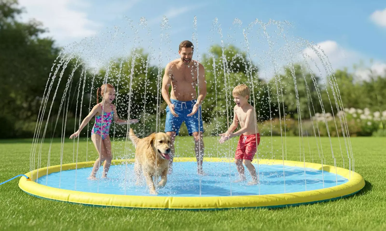 Skylos Pet Cooling Range – Foldable Pool and Interactive Splash Pad