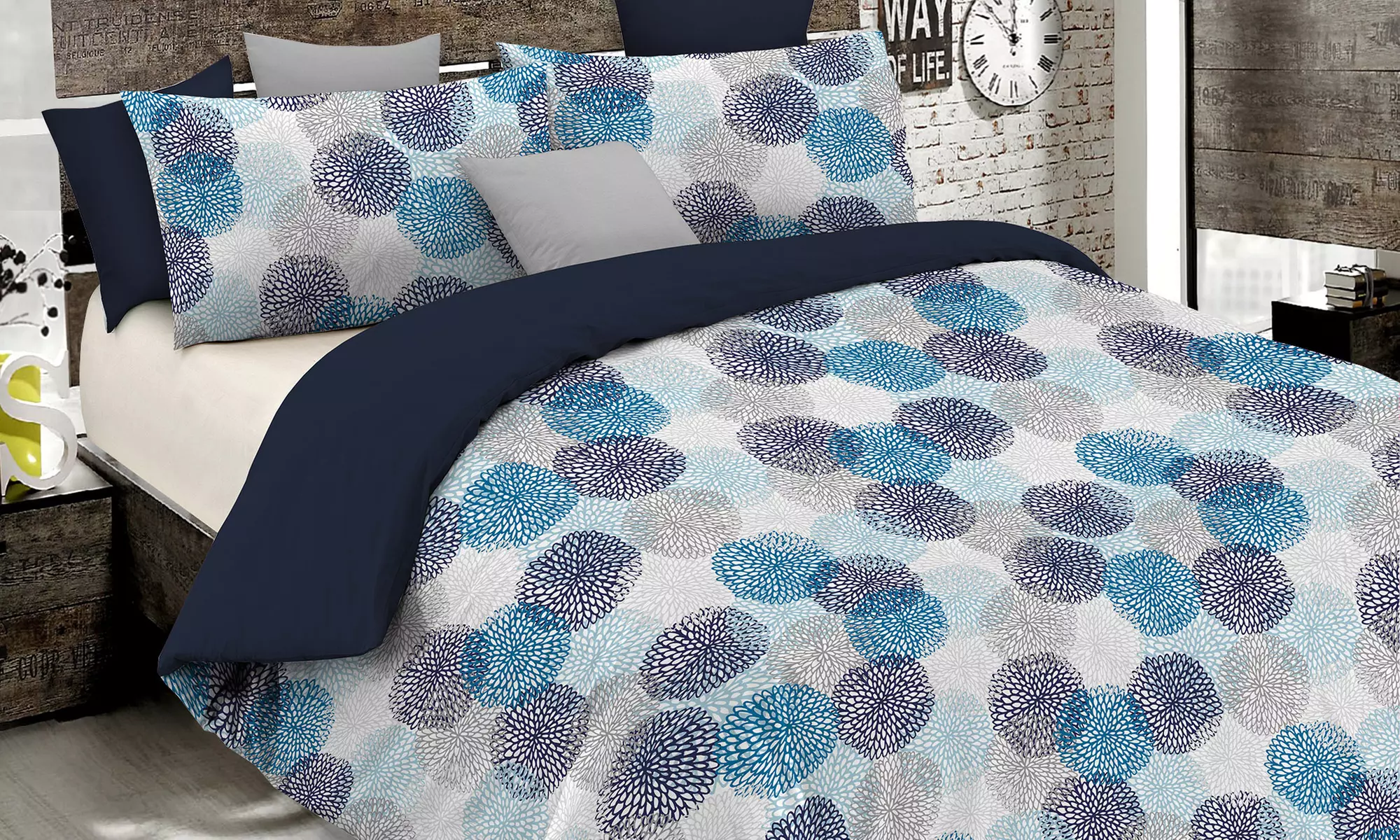 Parure copripiumino Fantasy no stiro Made in Italy