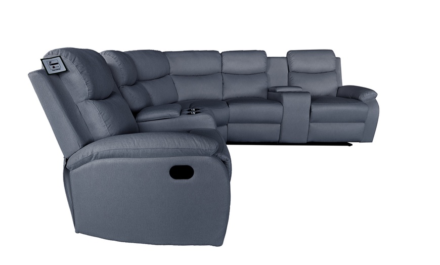 Image 5: Ravello Five Seater Recliner Sofa