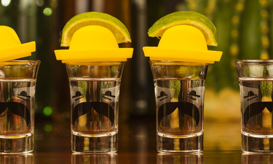 Image 1: Mexican Sombrero Shot Glasses