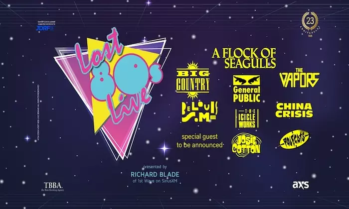 Lost 80's Live W/ A Flock of Seagulls, Big Country, General Public, The Vapors, Belouis Some, & More July 31 at 5:30 pm - Primary Image