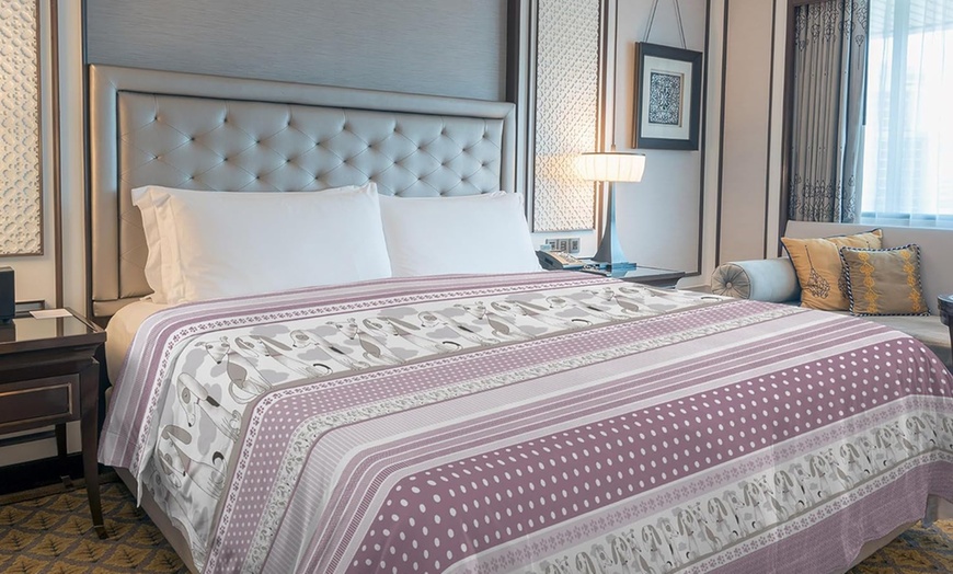 Image 5: Couette d'été en 100 % coton piqué doux