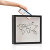 Image 5: Large Adventure Archive Box - 12'' World Map Travel Memory Shadow Box