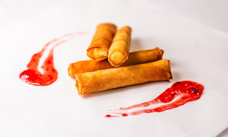 Image 8: Egg Roll & Drink Combo for One, Two, or Three — Choice of Flavors