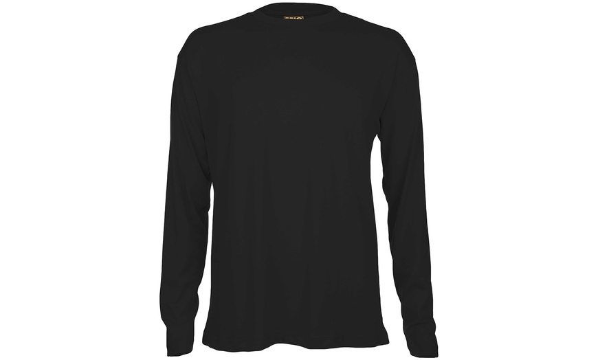 Image 4: MIG Men's Long Sleeve Cotton T-Shirt