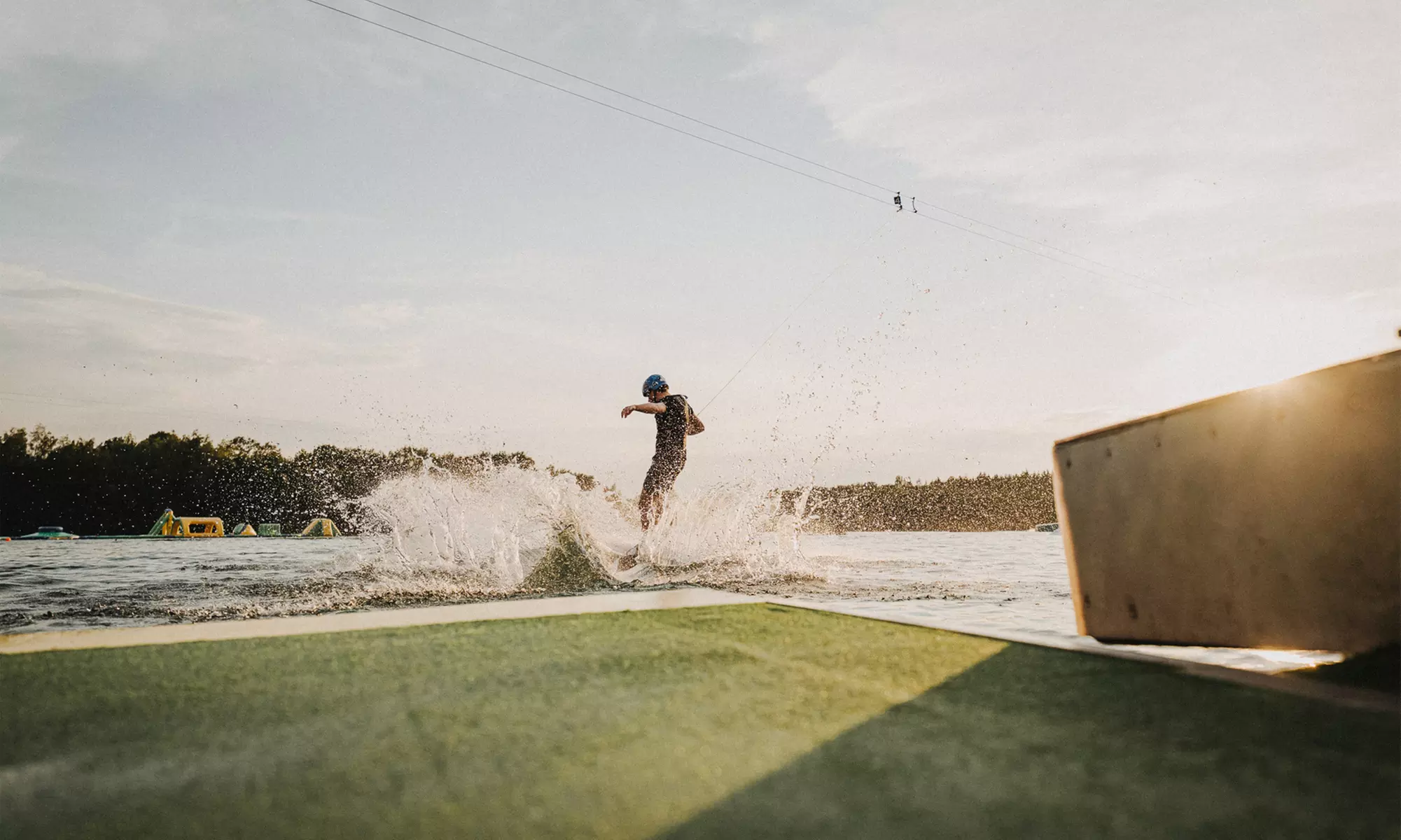 2-Std.- oder Tagesticket für Wakeboarden oder Wasserski für 1 Person
