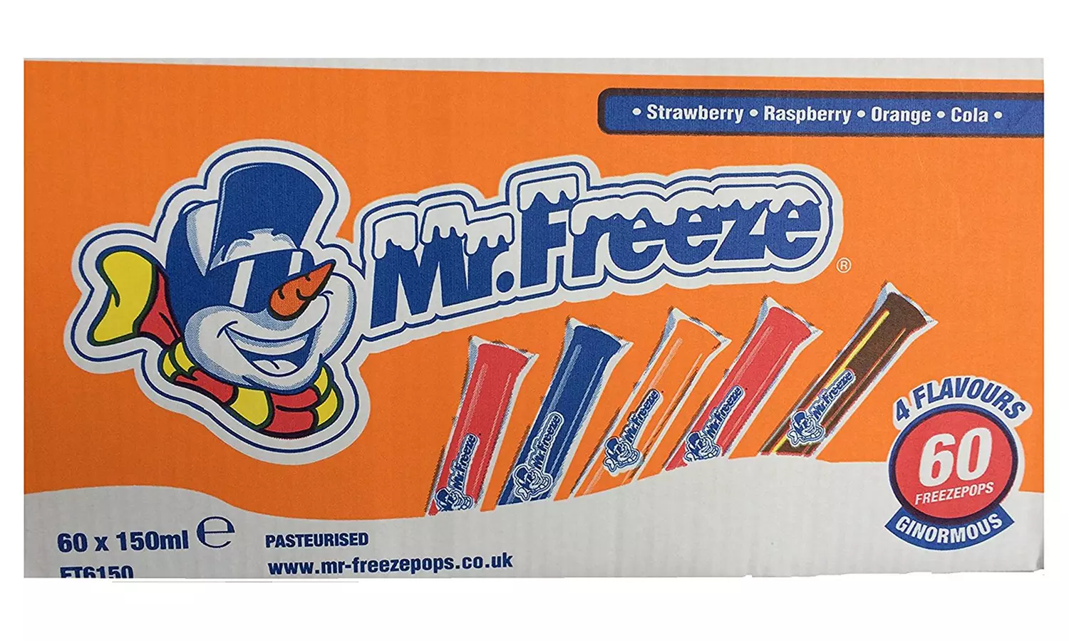150, 80 of 60 ijslollies van Mr. Freeze in standaard, groot of extra groot - Image 5