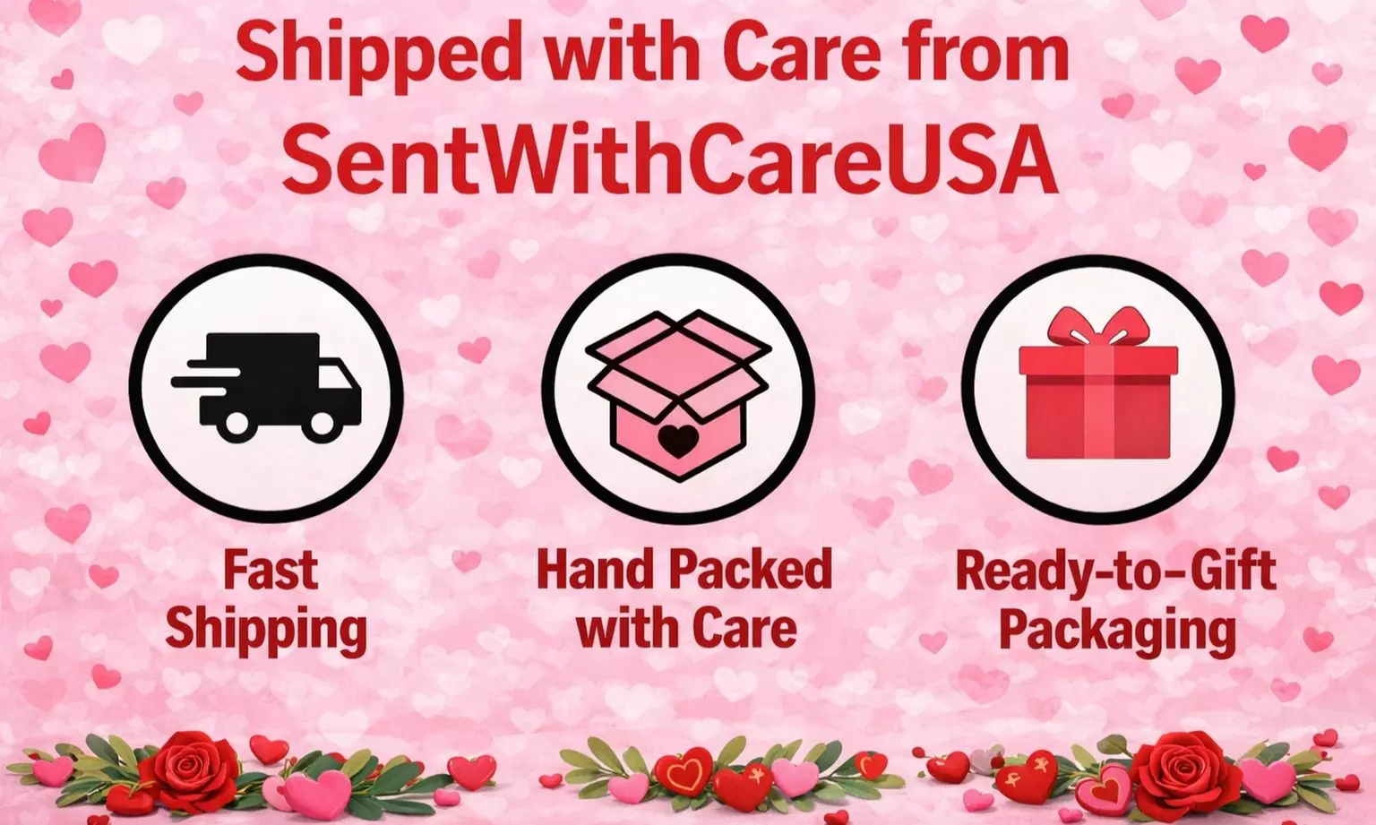 Valentine’s Day Gift Box with Candy, Chocolates, Teddy Bear & Brand-Name Snacks